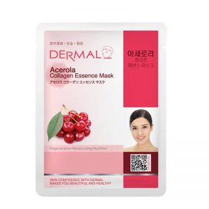 ماسک صورت نقابی آلبالو درمال Dermal Facial Mask