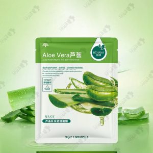 ماسک صورت ورقه ای مرطوب کننده آلوئه ورا رورک Facial Sheet Mask Aloe Vera Rorec