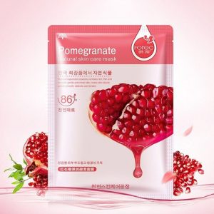 ماسک صورت ورقه ای ضد چروک انار رورک Facial Sheet Mask Pomegranate Rorec