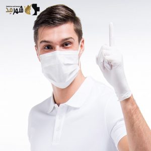 دستکش معاینه لاتکس کم پودر مالزی اس پی ای