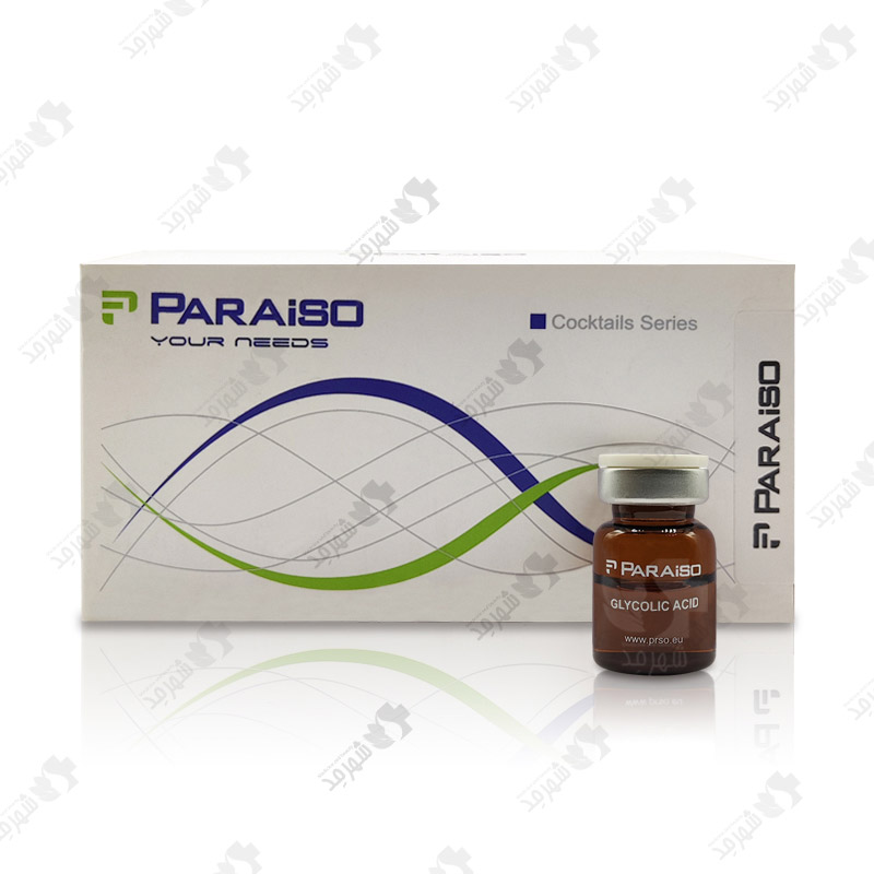 کوکتل مزوتراپی 5 سی سی اسپانیایی پارایزو مدل گلیکولیک اسید Mesotherapy Cocktail Paraiso Gylicolic Acid 5cc