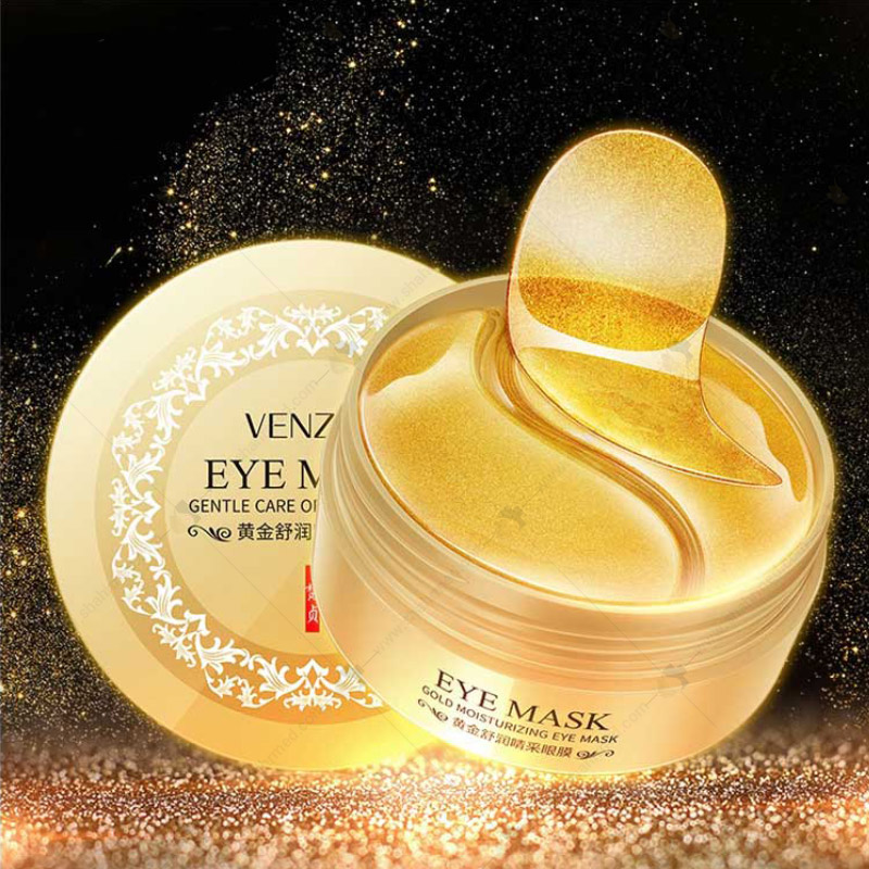 ماسک دور چشم 60 عددی ونزن مدل طلا Venzen Eye Mask Gold
