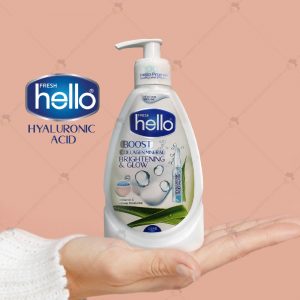 کرم پمپی دست و صورت 330 میلی لیتری هلو مدل عصاره آلوئه ورا Hello Aloe vera Cream 330ml