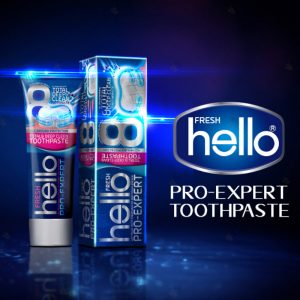 خمیر دندان 120 گرمی هِلو مدل پرو اکسپرت Hello Toothpaste Pro-Expert 120g