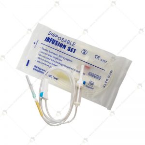 ست سرم استریل شده با سرسوزن گیج 21 و طول 38 میلی متر Disposable infusion set