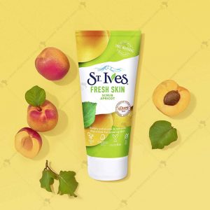 اسکراب 170 گرمی آمریکایی سینت ایوز مدل فرش اسکین با عصاره زردآلو St.Ives Acne Control Scrub 170g