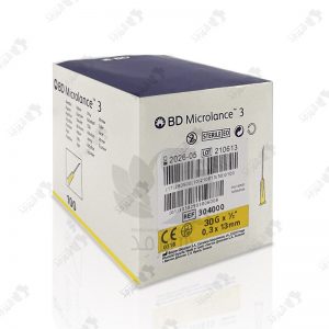 سرسوزن گیج 30بسته 100 عددی بی دی با طول 13 میلی متر BD Microlance Needle G30 13mm