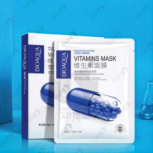 ماسک صورت ورقه ای تقویت کننده ویتامین بیوآکوا Facial Sheet Mask Vitamins BioAQUA