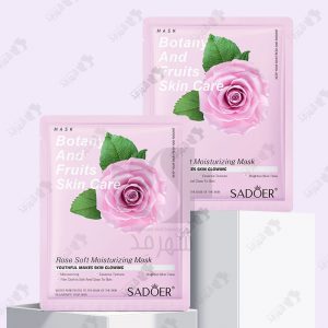 ماسک صورت ورقه ای آبرسان گل رز سادور Facial Sheet Mask Rose Sadoer