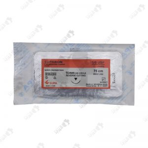 نخ بخیه سوپابن مدل 5/0 با سرسوزن 16 میلی متری ریورس Surgical Suture Supabon 5/0