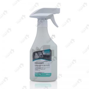 محلول ضد عفونی کننده زخم باز، سوختگی و جراحت هگزاسپت حجم 500 میلی لیتر HEXASEPT Injuries Burns 500ml